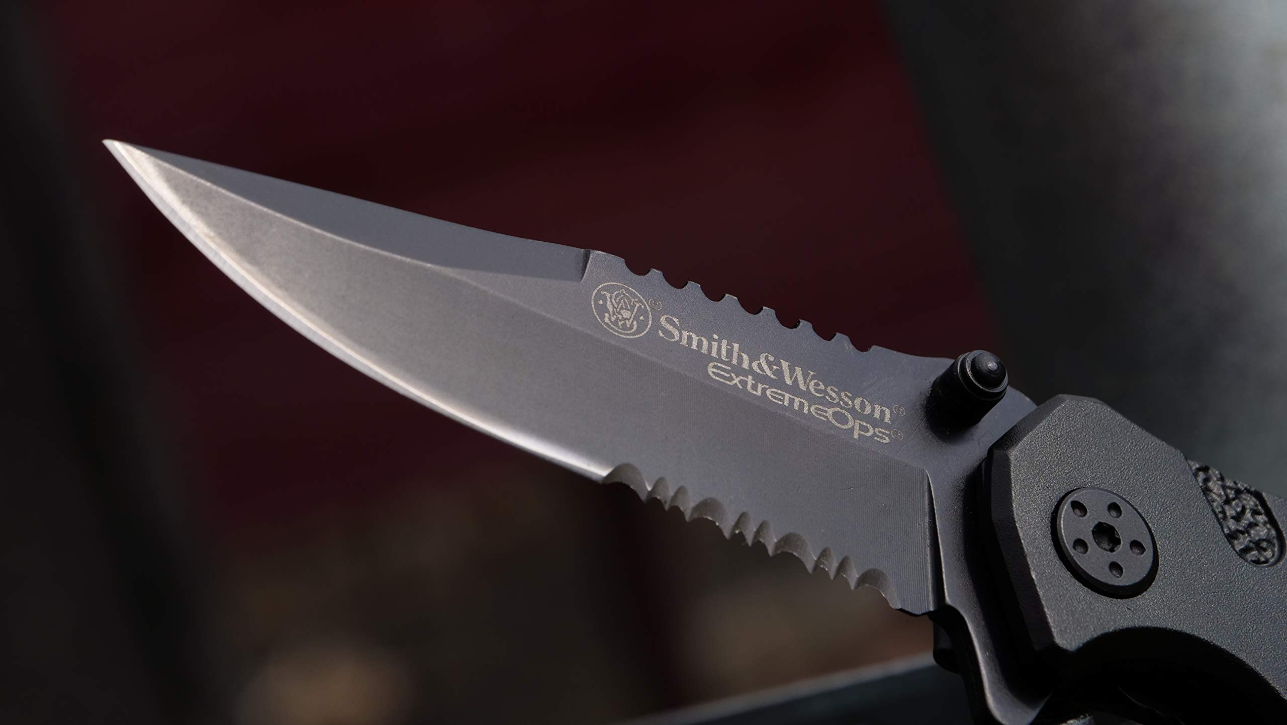 Smith & Wesson Faca dobrável Extreme Ops SWA24S, preto | Amazon.com.br